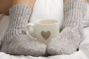 Носки должны хорошо удерживать тепло