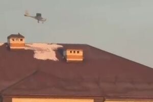 За словами місцевих, дрон, імовірно, влучив у базу ОМОН