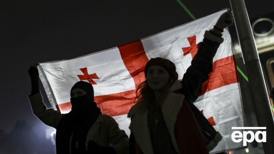 В Грузии протестуют против замораживания евроинтеграции