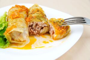 У голубцов постная начинка