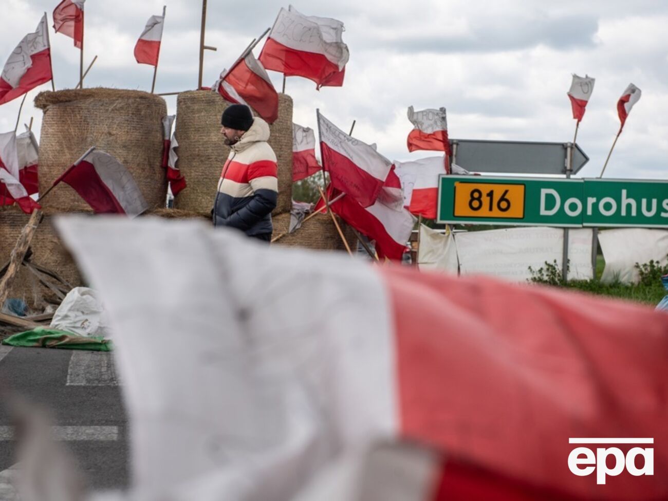 На думку українців вплинули протести польських фермерів