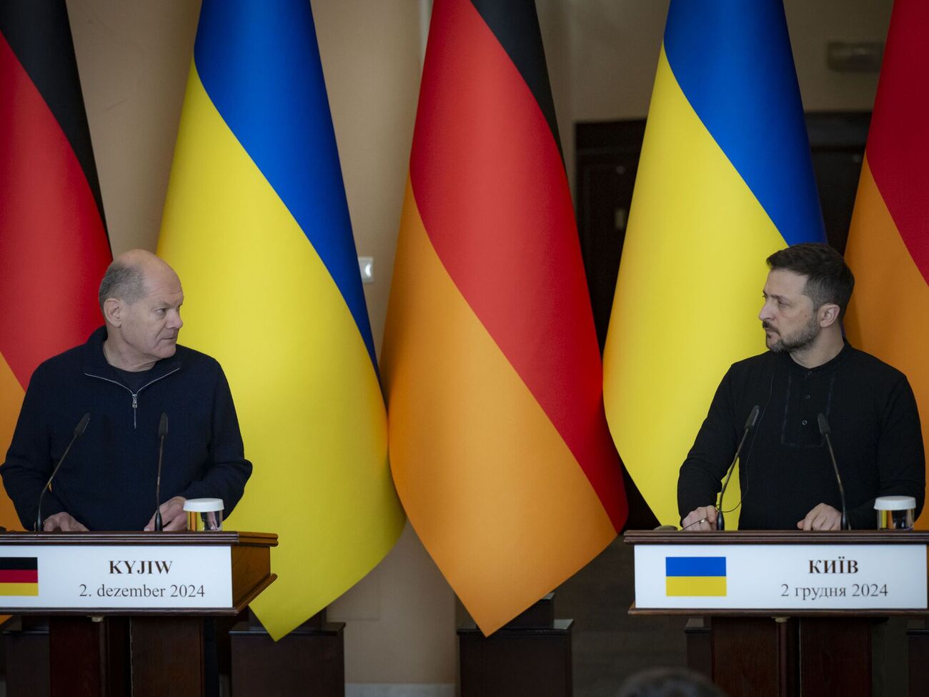 Шольц і Зеленський розповіли, про що розмовляли під час зустрічі