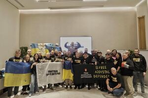 Усик встретился с украинскими ветеранами