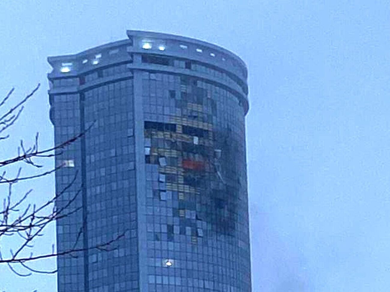 Один із БПЛА влучив у найвищу будівлю Казані