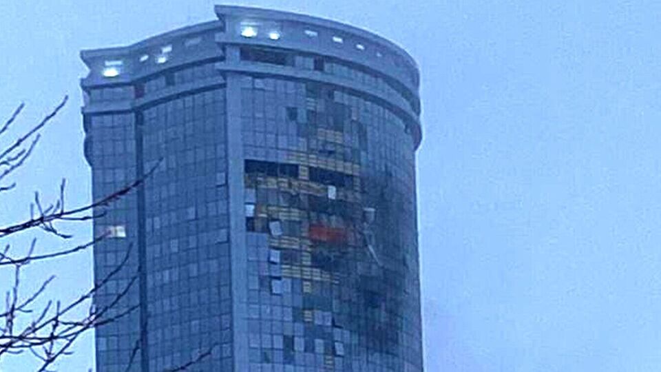 Один із БПЛА влучив у найвищу будівлю Казані
