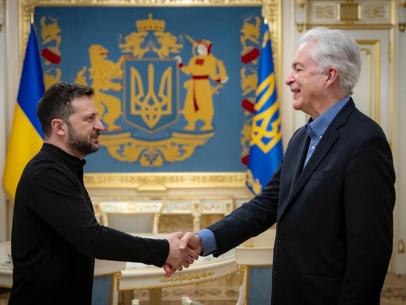 Зеленский написал, что встречался с Бернсом в разных странах