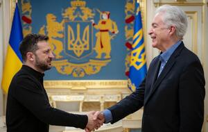 Зеленский написал, что встречался с Бернсом в разных странах