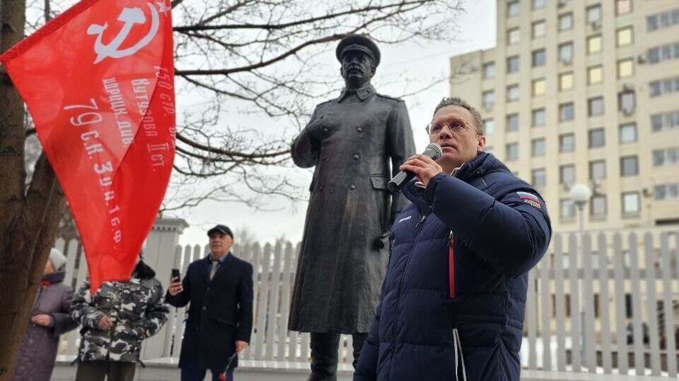 Филимонов после открытия памятника Сталину упомянул о "победе"