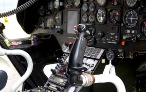 Вертолет разбился во время взлета