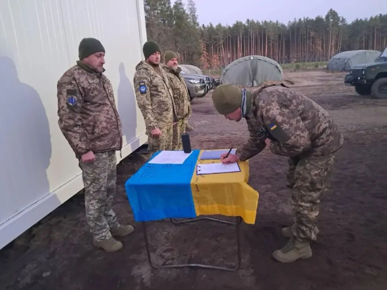 Перші добровольці вже склали присягу