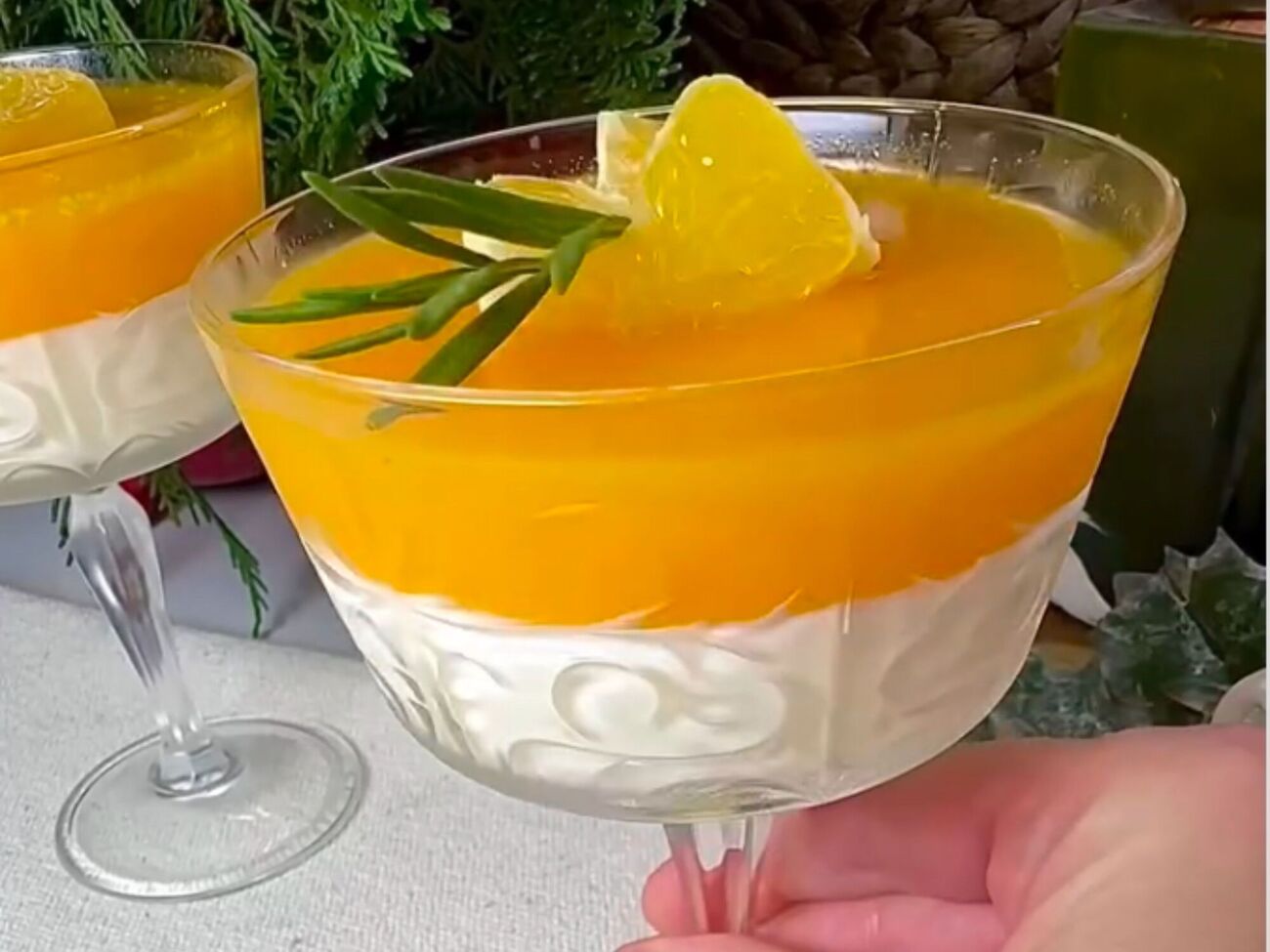 Нежный десерт с праздничным ароматом и вкусом