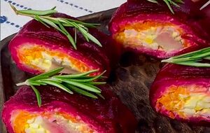 Суши из "Селедки под шубой" удивит ваших гостей