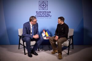 Вучич и Зеленский последний раз встречались в июле в Великобритании