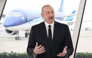 Алієв розкрив низку фактів, які пов'язані з причинами авіакатастрофи рейсу J2-8243