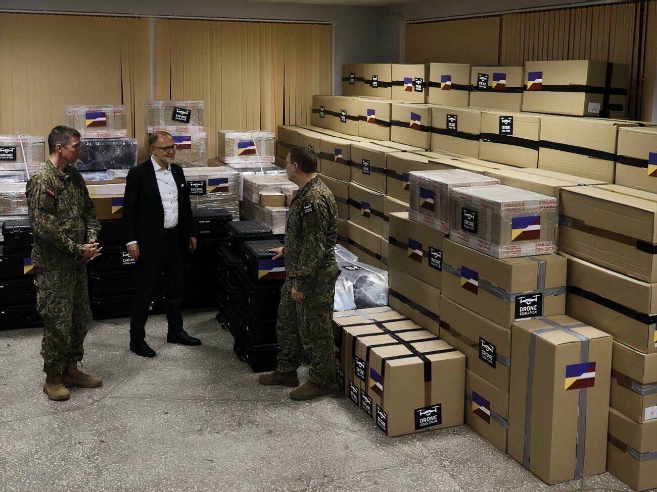 "Коаліцію дронів" очолюють Латвія й Великобританія