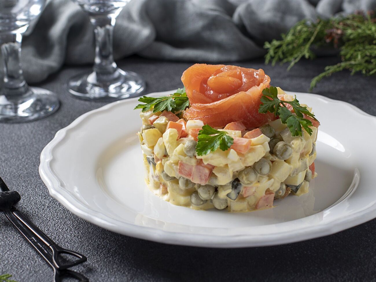 Традиционный салат имеет разные вариации