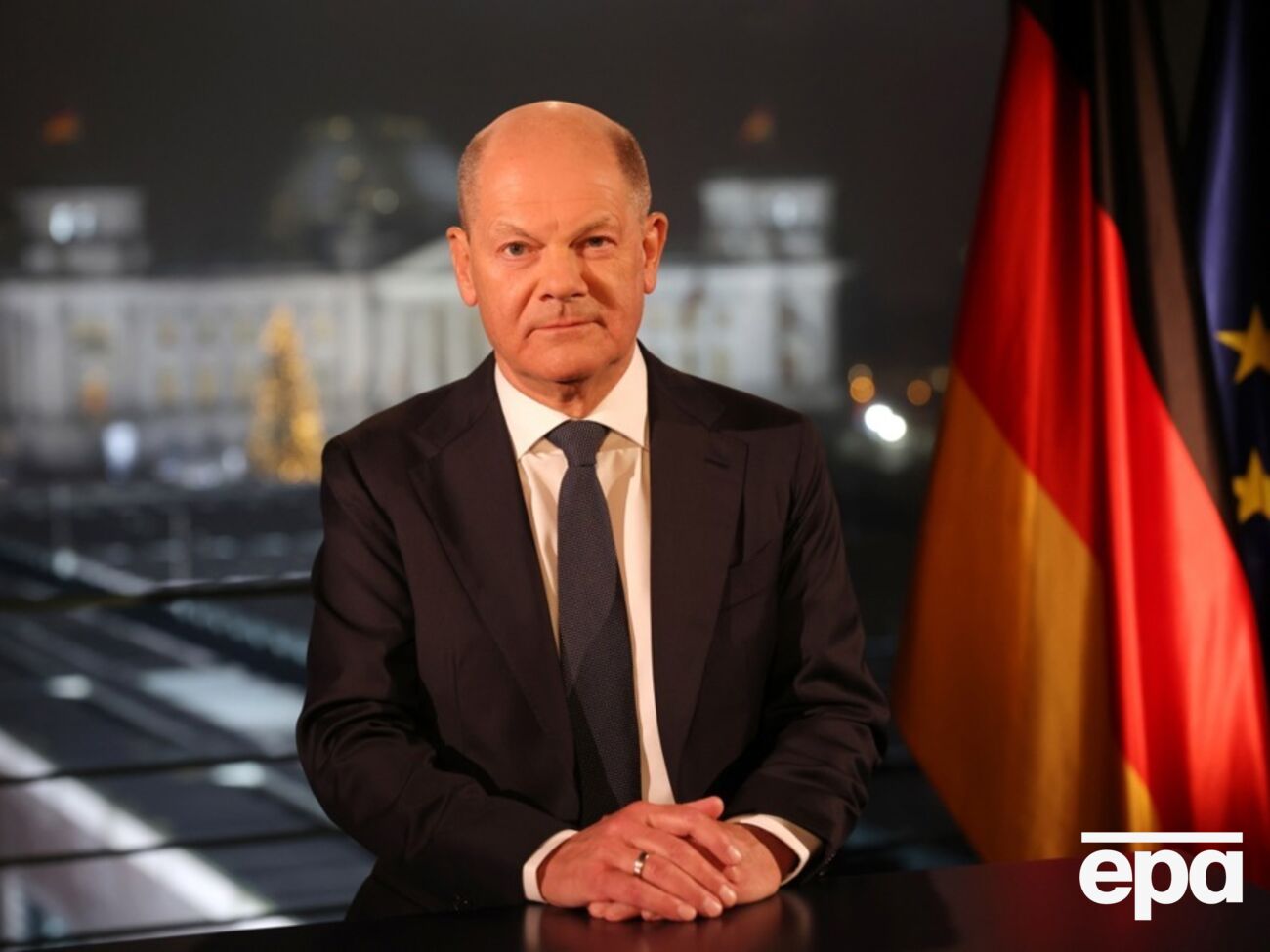 Уряд ФРН "зберігатиме холоднокровність", щоб війна РФ проти України не поширювалася, зазначив Шольц
