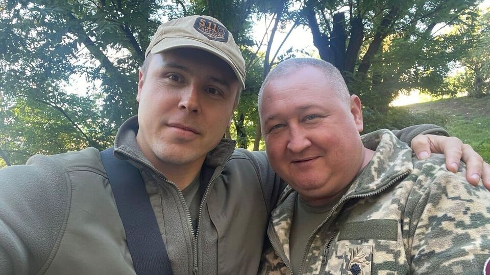 Нардеп Костенко (слева) очень помог в организации обороны Николаева, рассказал Марченко