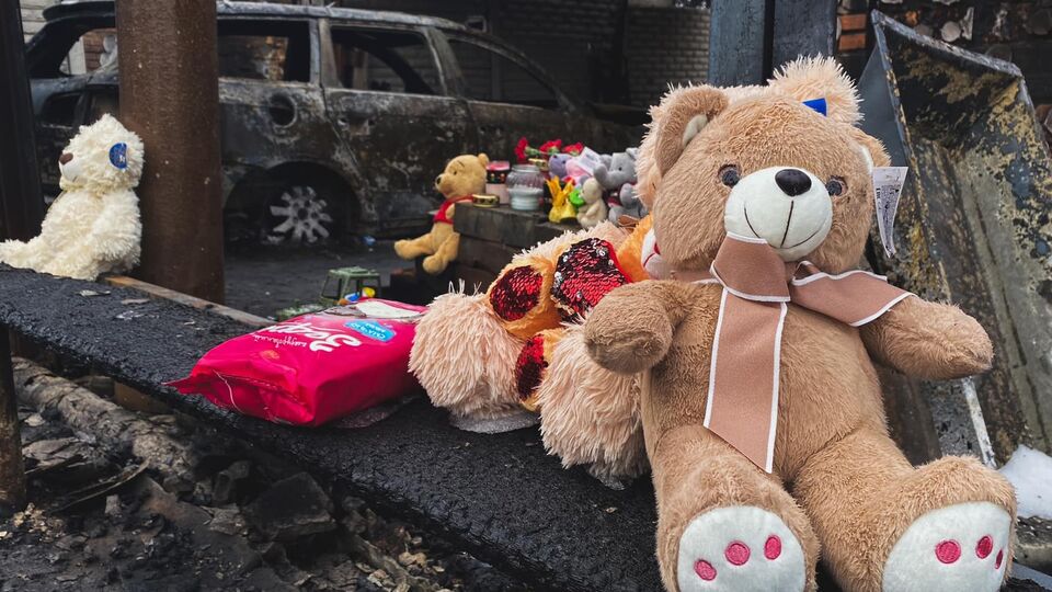 Діти з батьками згоріли у своєму будинку