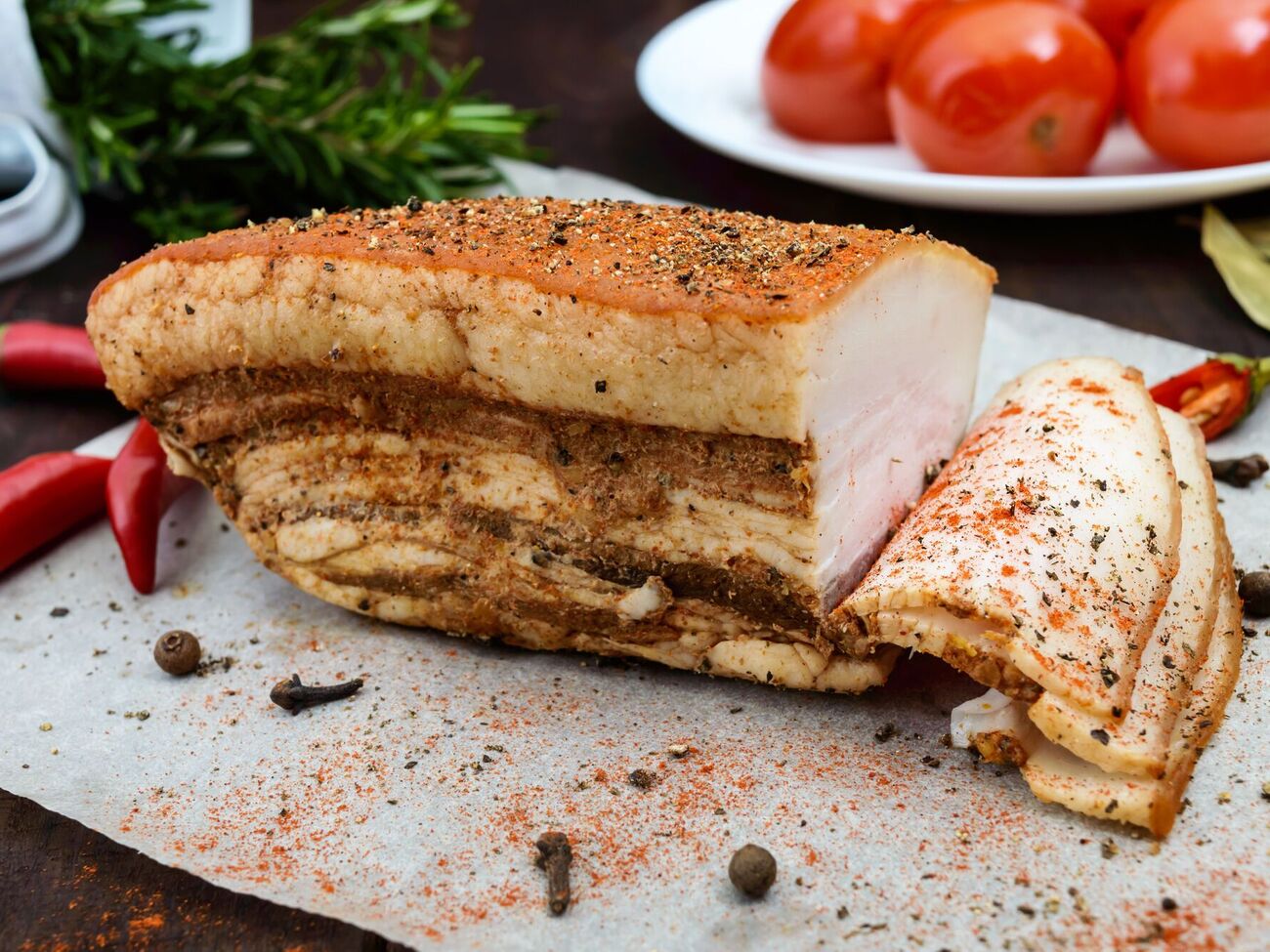 Запекать можно любое сало, в том числе с мясом