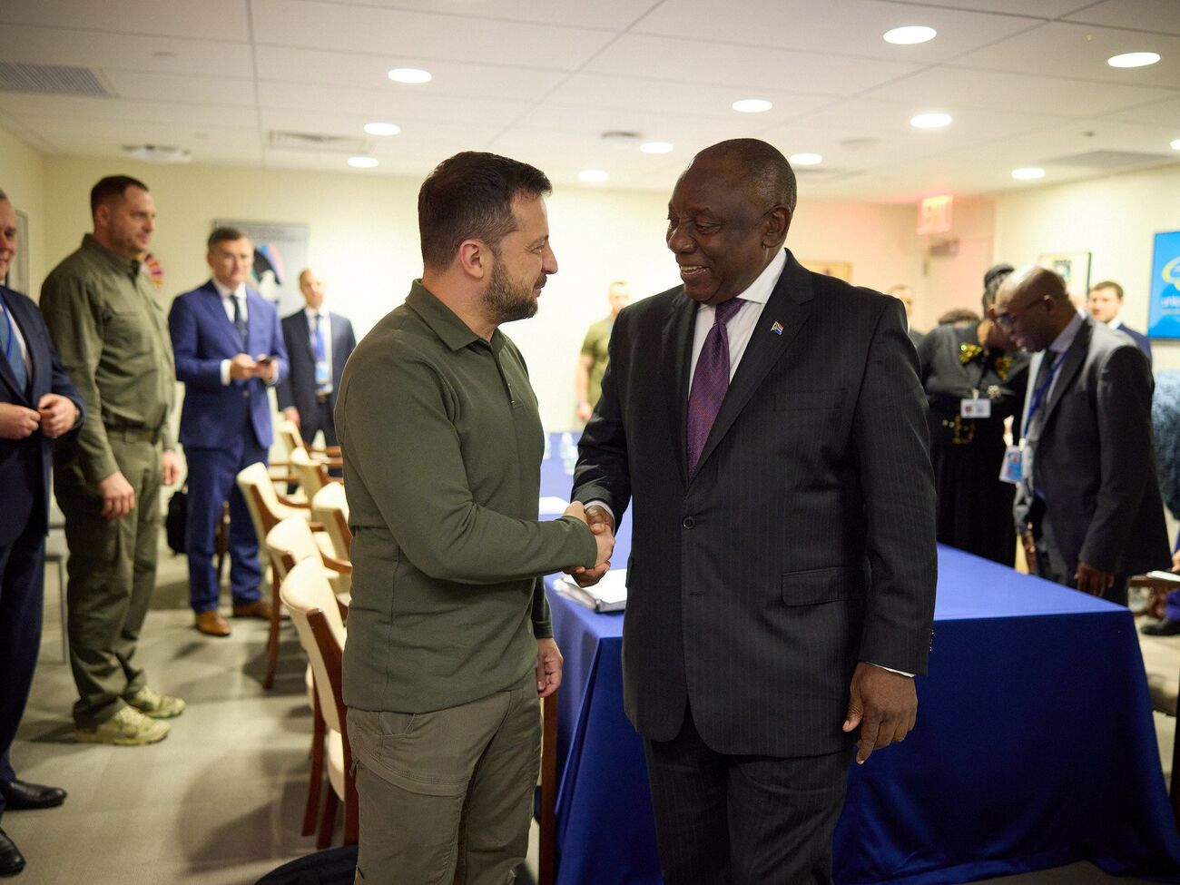 Зеленський зазначив, що говорив із Рамафосою про формулу миру