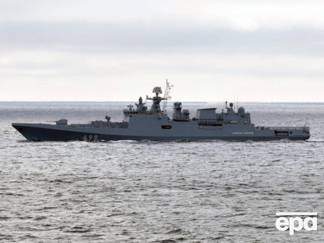 "Адмирал Макаров" мог быть задействован в ночной ракетной атаке по Украине, отметили в ВСУ