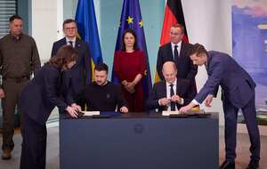 Зеленский и Шольц 16 февраля подписали договор о безопасности между Украиной и Германией