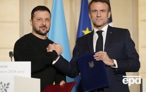 Франція додатково виділить до €3 млрд військової допомоги Україні у 2024 році, зазначив Макрон на спільній пресконференції із Зеленським