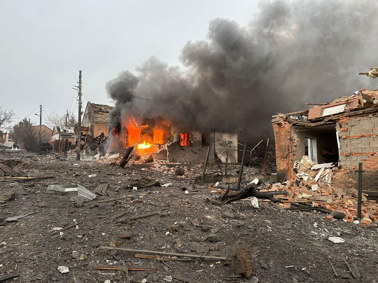 Три балістичні ракети поцілили у харківське передмістя Циркуни