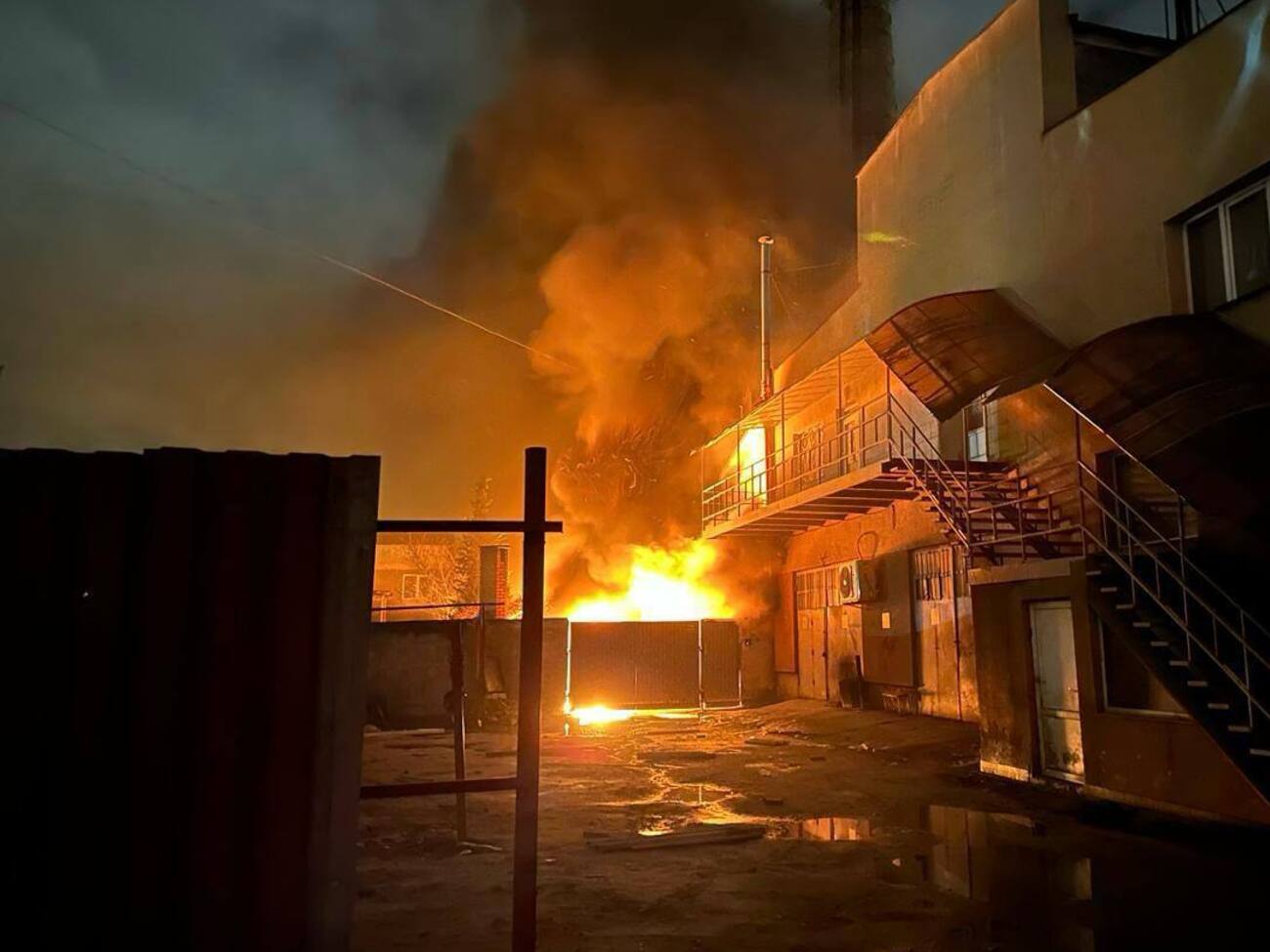 Взрыв произошел ранним утром 18 февраля