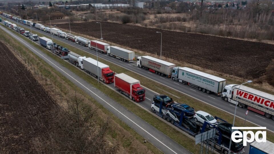 18 февраля ситуация с блокировкой границы ухудшилась на пункте пропуска "Ягодин – Дорогуск"