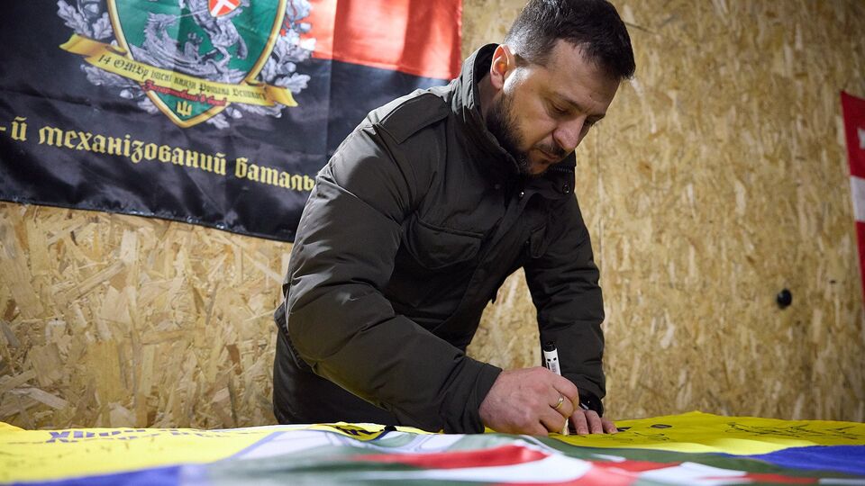 Зеленський побував на командному пункті на куп'янському напрямку