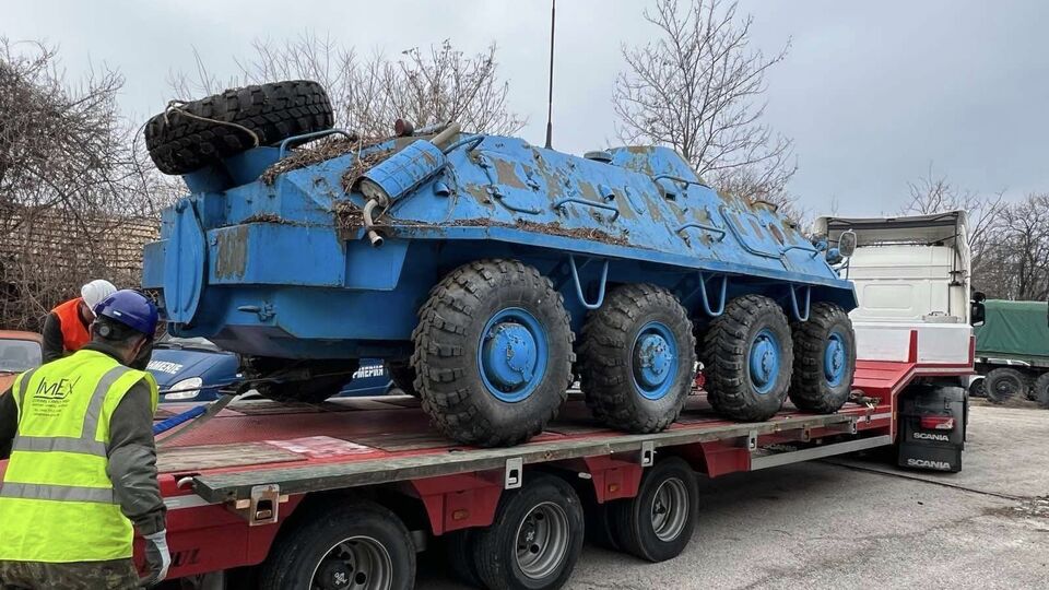 Соглашение между Болгарией и Украиной о безвозмездной передаче Киеву 100 БТР болгарского МВД было подписано в прошлом году