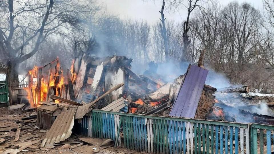 Беспилотник россиян разрушил частный дом