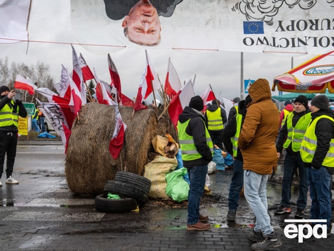 Протесты на границе Польши с Украиной продолжаются
