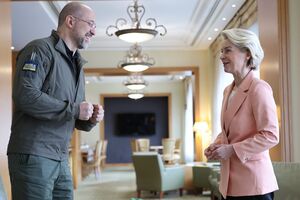 Шмигаль провів зустріч із фон дер Ляєн у Києві 24 лютого