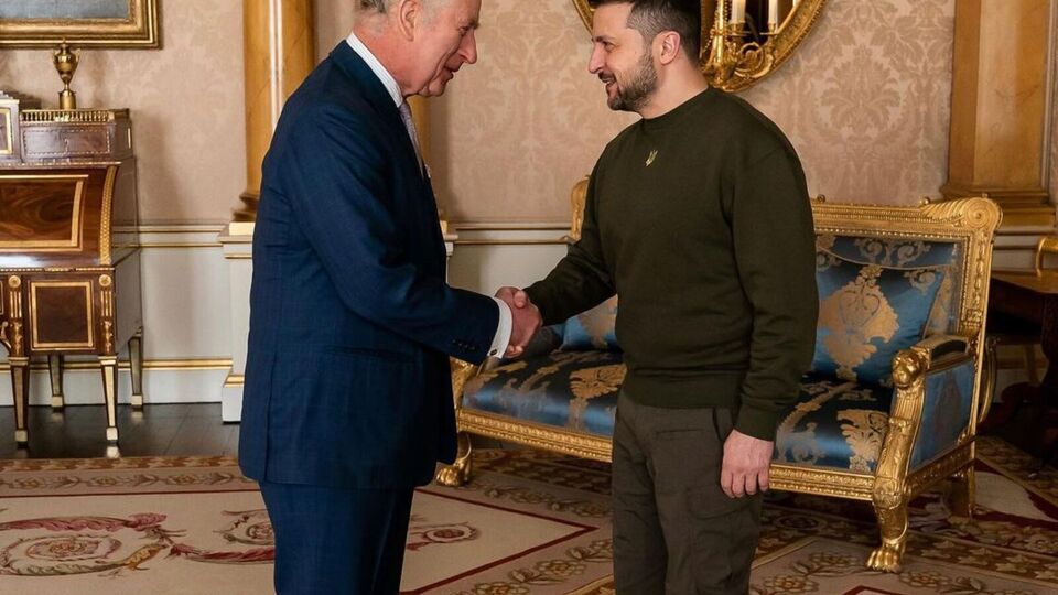 8 лютого 2023 року король Великобританії провів у Букінгемському палаці зустріч із Зеленським
