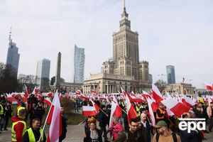 Фермеры вышли на протест в Варшаве