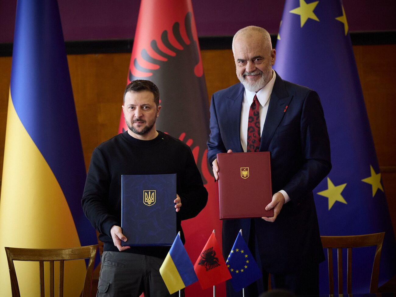 Документ допоможе зміцненню позицій України в Балканському регіоні, зазначив Зеленський