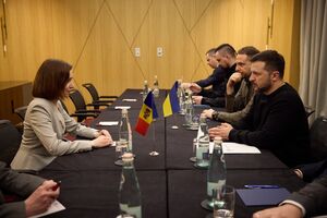 Санду і Зеленський провели зустріч у Тирані 28 лютого