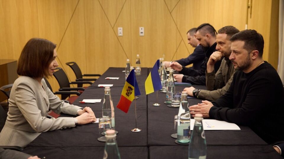 Санду і Зеленський провели зустріч у Тирані 28 лютого