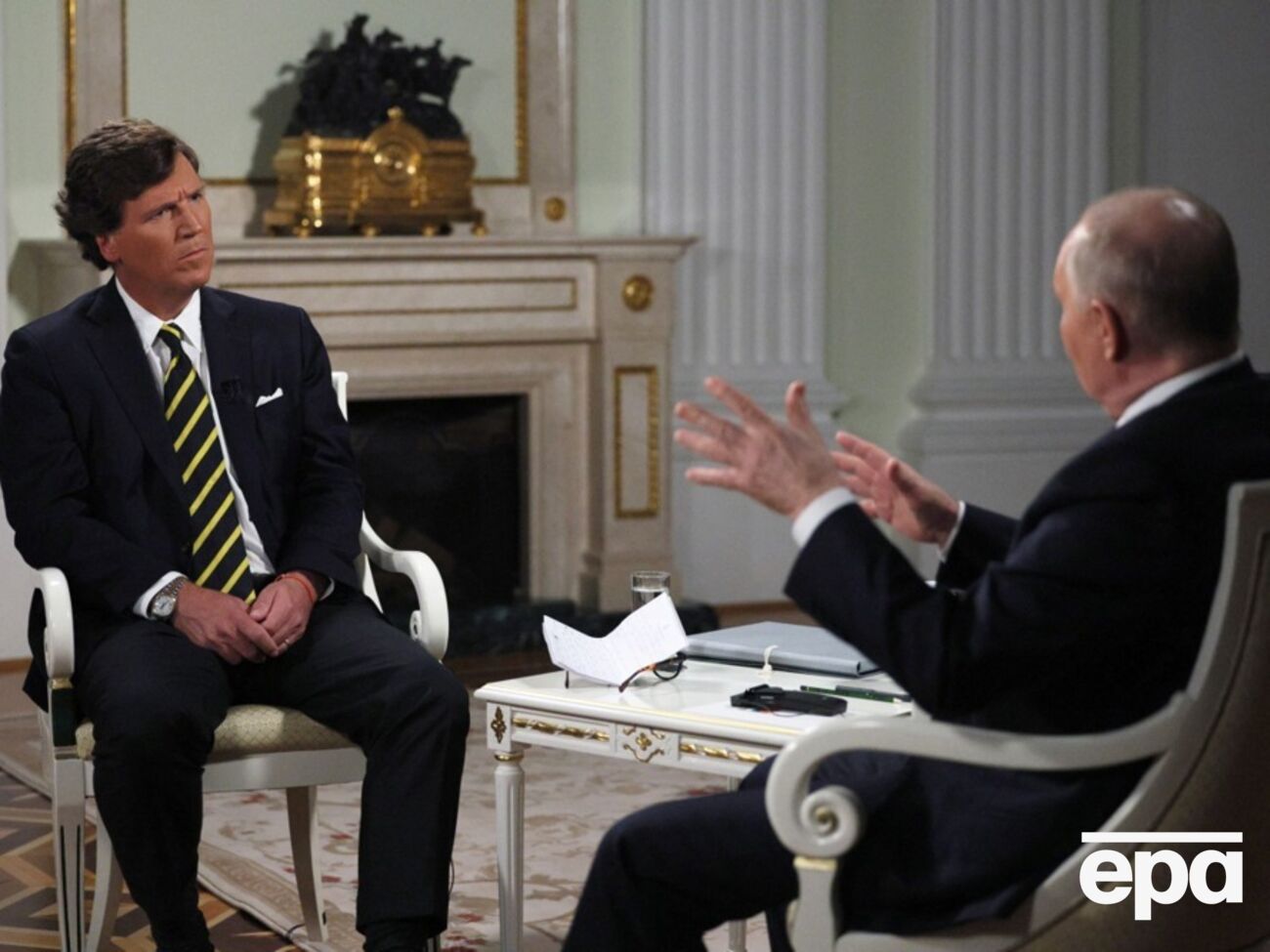 Карлсон не оцінив аргументів Путіна щодо необхідності "денацифікації" України