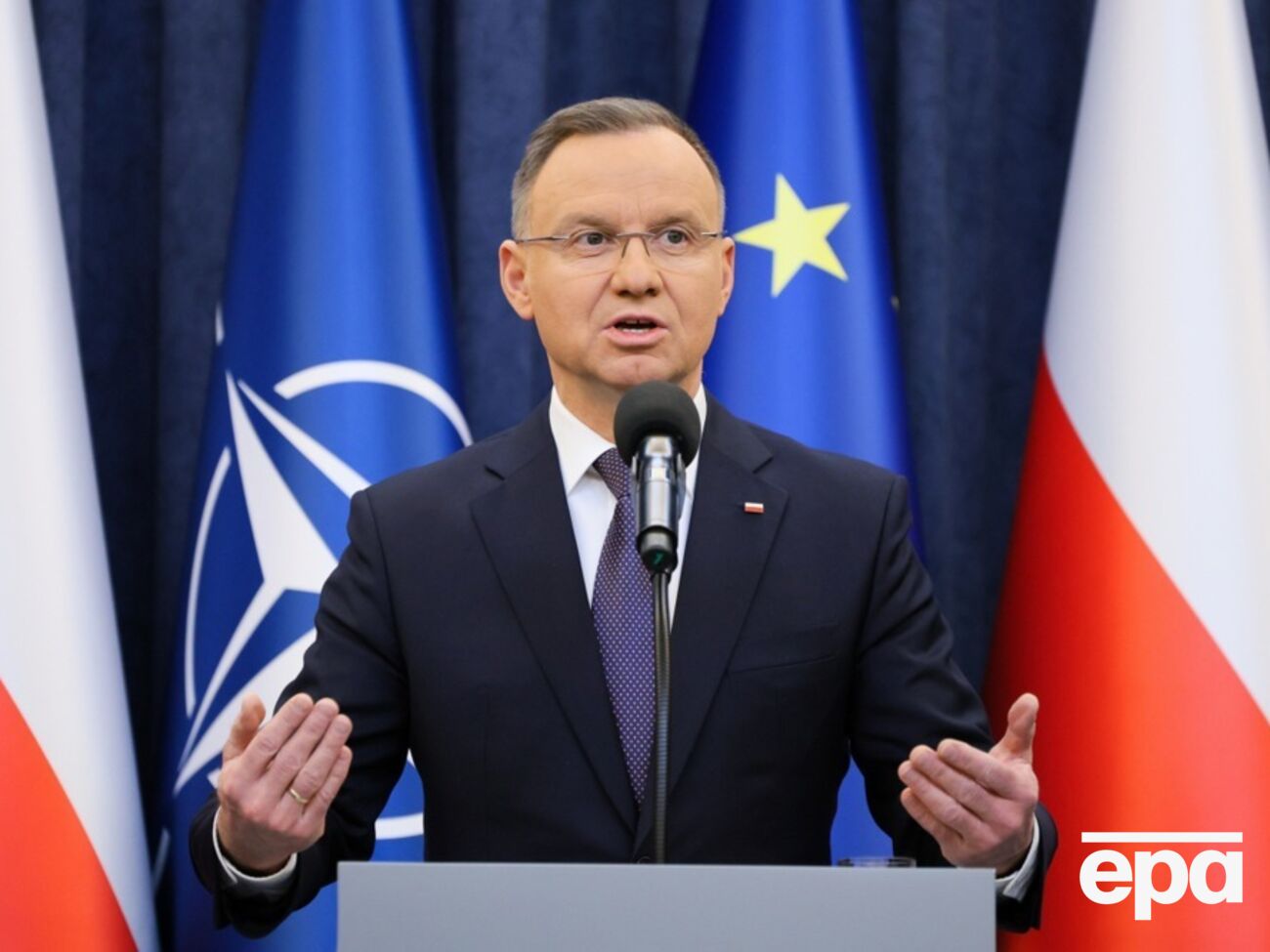 Дуда заявил, что Крым "исторически долгое время был под контролем России"