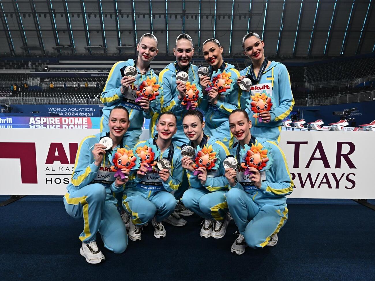 За свое выступление украинки получили 243,3167 балла