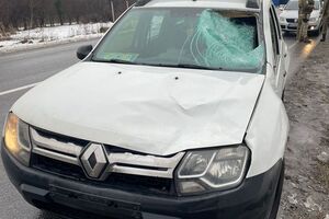 Під час пошукових заходів на службове авто Держприкордонслужби раптово вискочив чоловік, розповіли у ДПСУ