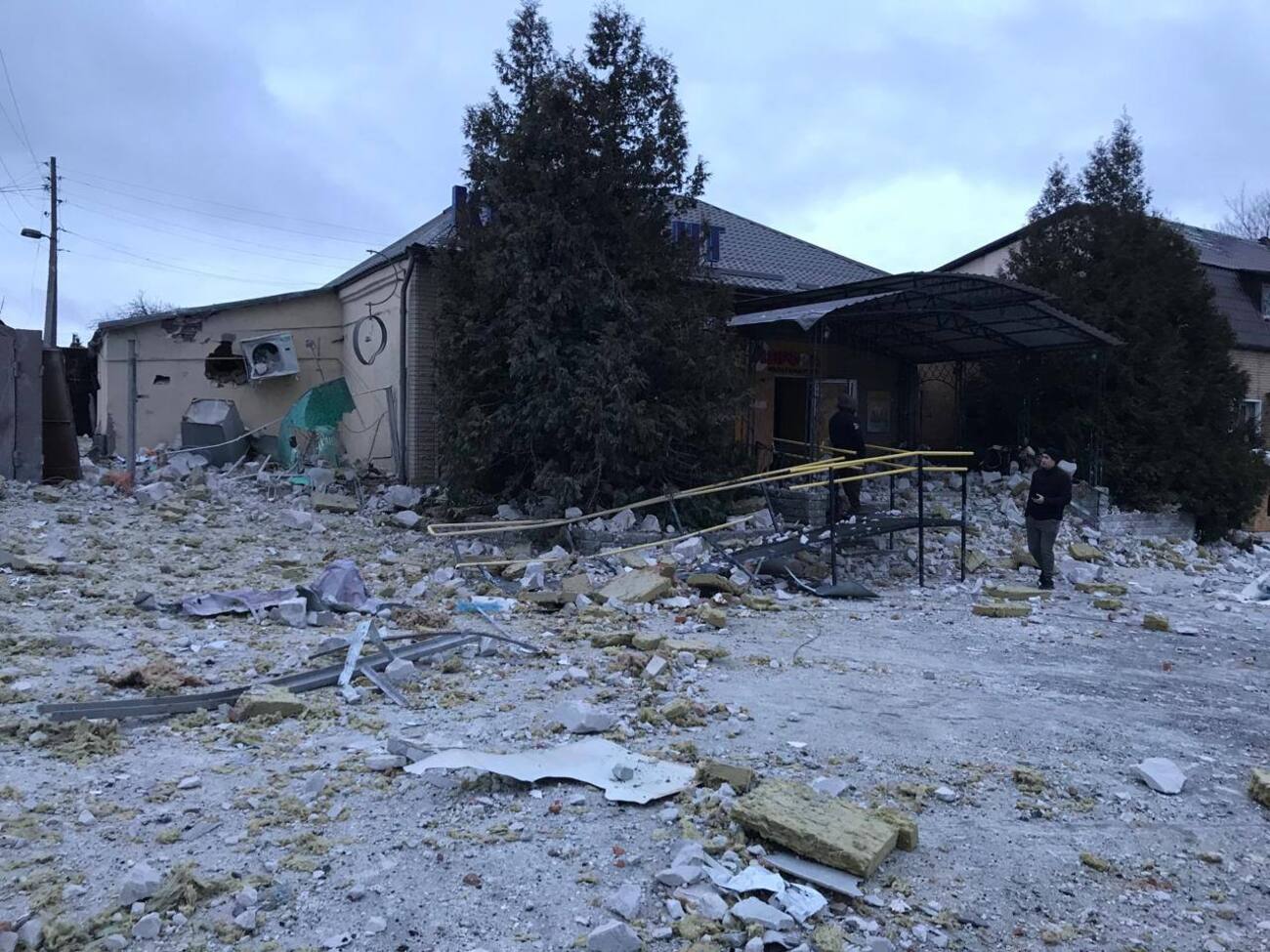 Ракета окупантів влучила в готель