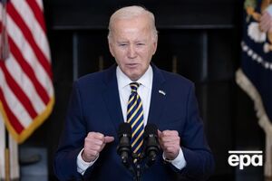 Схвалити законопроєкт, у який входить виділення коштів на допомогу Україні, – означає протистояти Путіну, зазначив Байден (на фото)