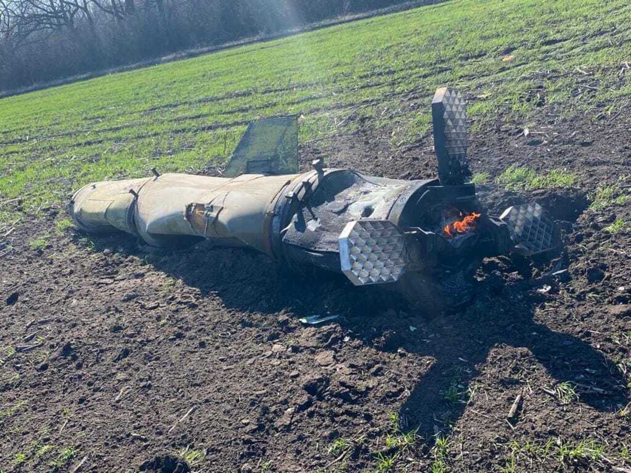 Сбитая украинской ПВО во Львовской области крылатая ракета на сдетонировала