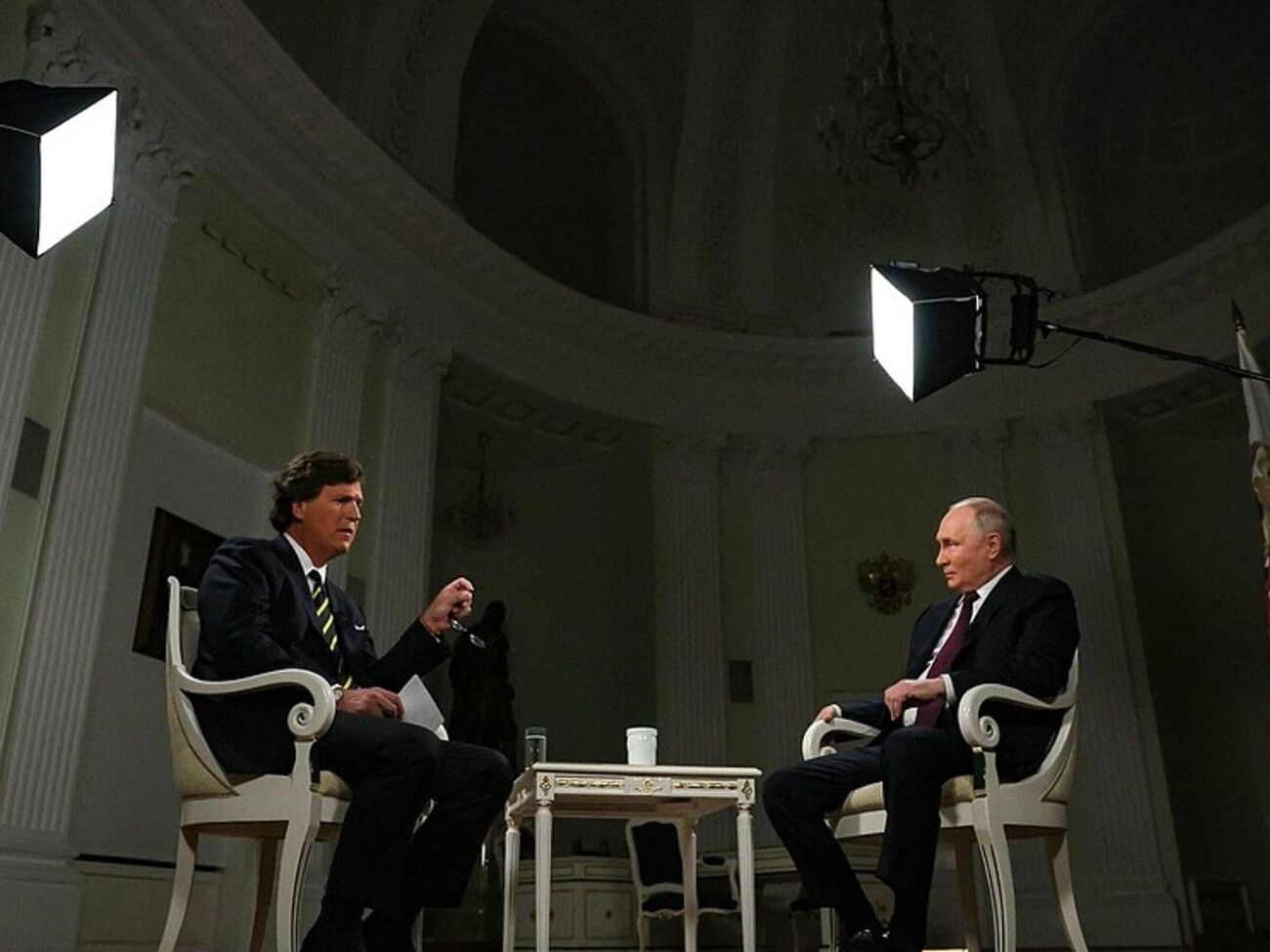 Интервью Карлсона и Путина опубликовали 9 февраля