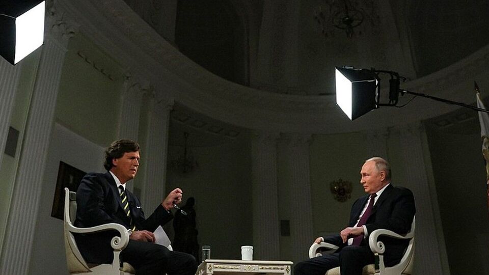 Інтерв'ю Карлсона й Путіна опублікували 9 лютого